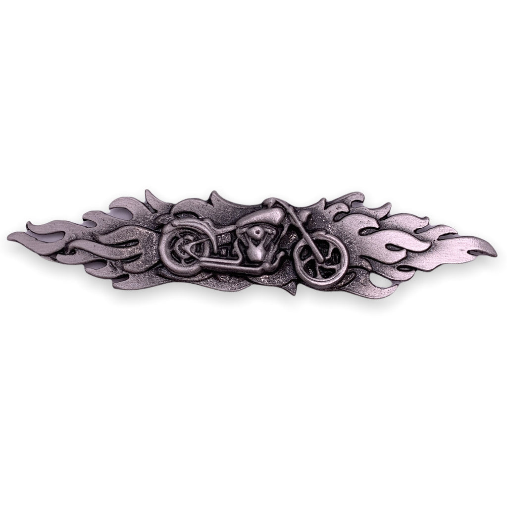 Flames Motorcycle Pin