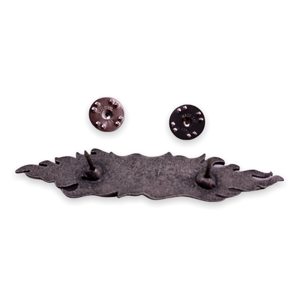 Flames Motorcycle Pin