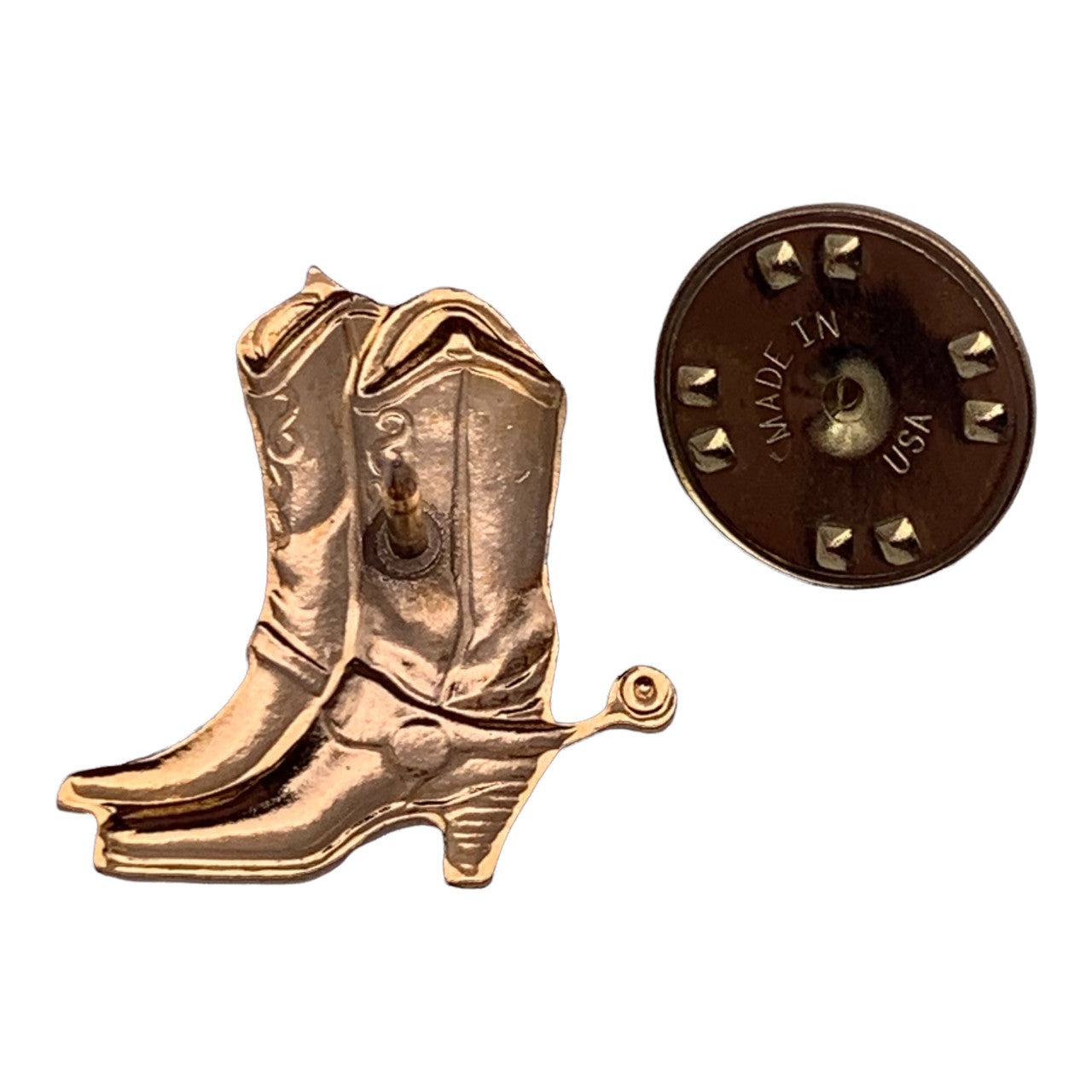 M04 Western Boot Lapel Pin