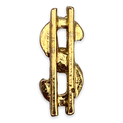 Dollar Sign Lapel Pin