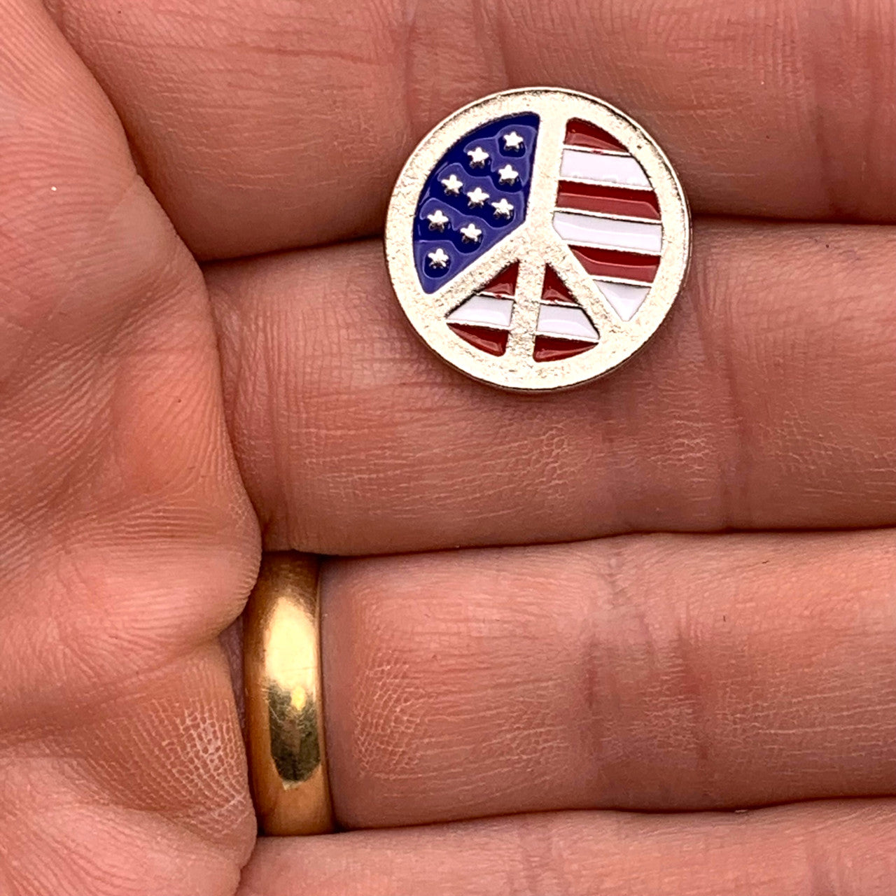 Peace Flag Lapel Pin