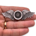 M33 Winged Wheel Lapel Pin