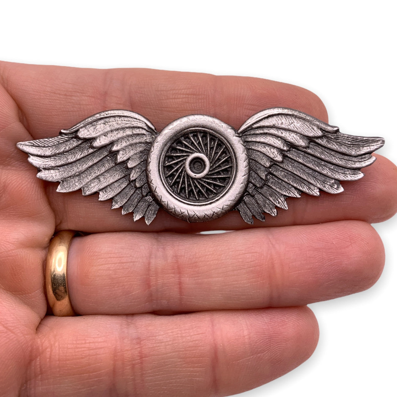 M33 Winged Wheel Lapel Pin