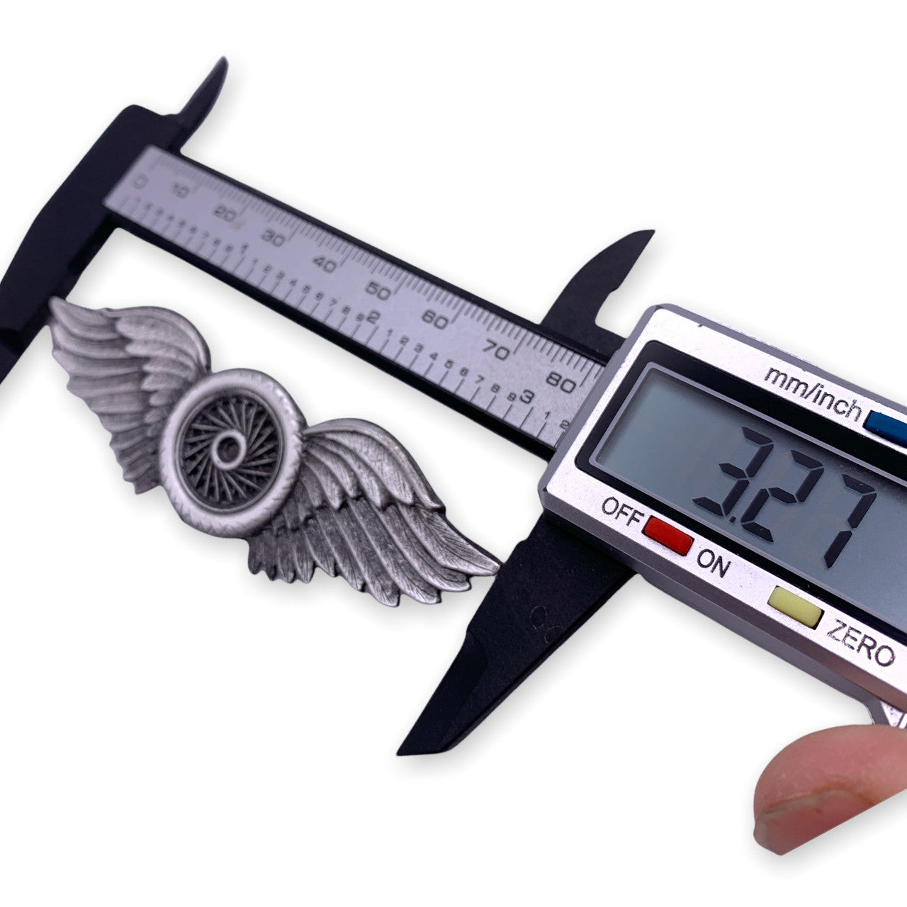 M33 Winged Wheel Lapel Pin