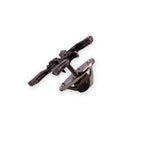 Crossed Guns Lapel Pin