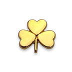 Gold Clover Lapel Pin
