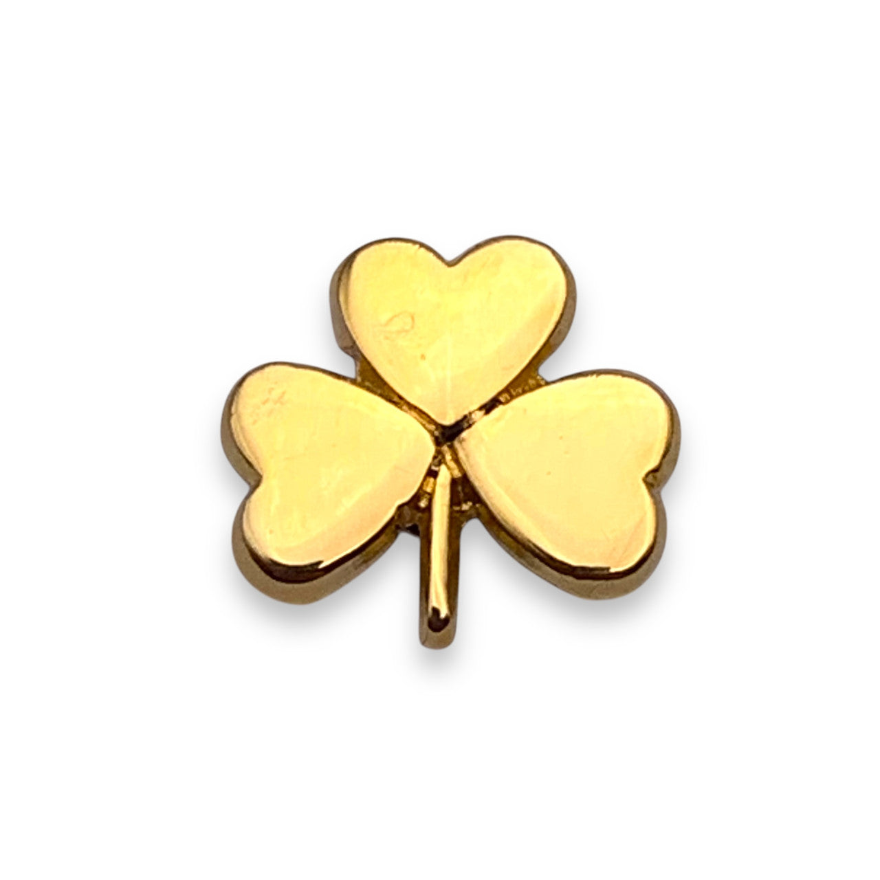 Gold Clover Lapel Pin