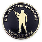 Support the Warriors Pin