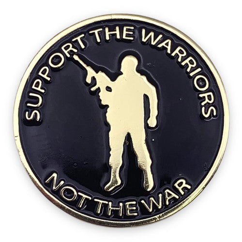 Support the Warriors Pin