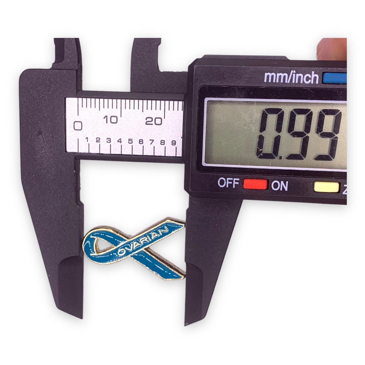 Ovarian Cancer Awareness Ribbon Lapel Pin