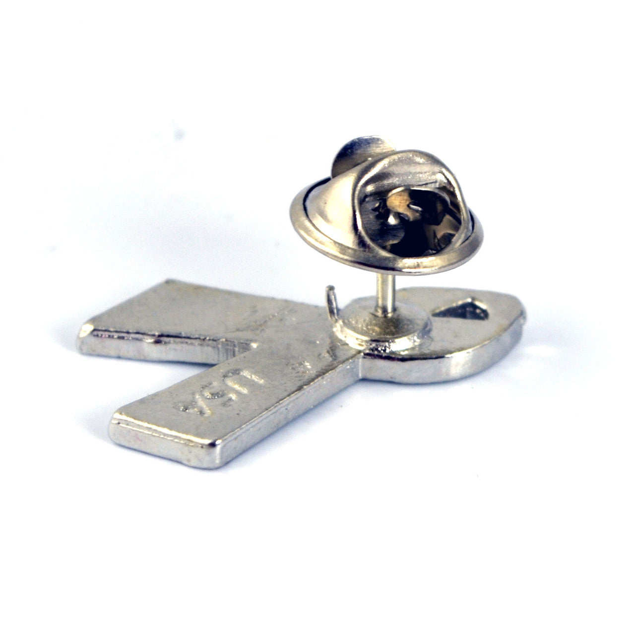 Black Ribbon Lapel Pin