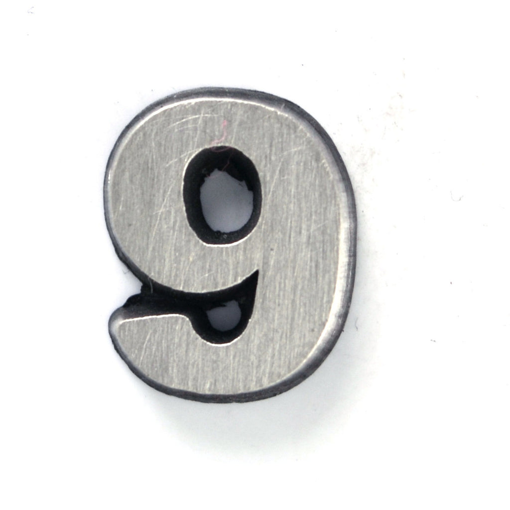 Number 9 Nine lapel pin