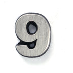 Number 9 Nine lapel pin