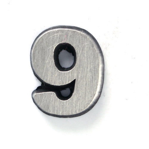 Number 9 Nine lapel pin