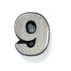 Number 9 Nine lapel pin