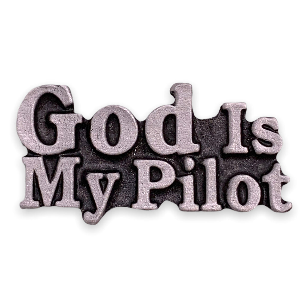 God Is My Pilot Pin