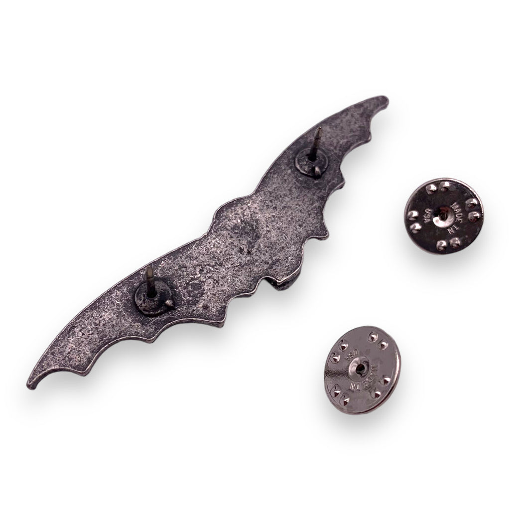 Skull With Wings Pin