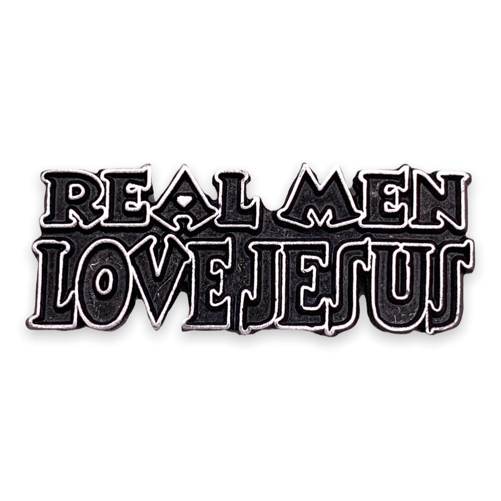 Real Men Love Jesus Pin