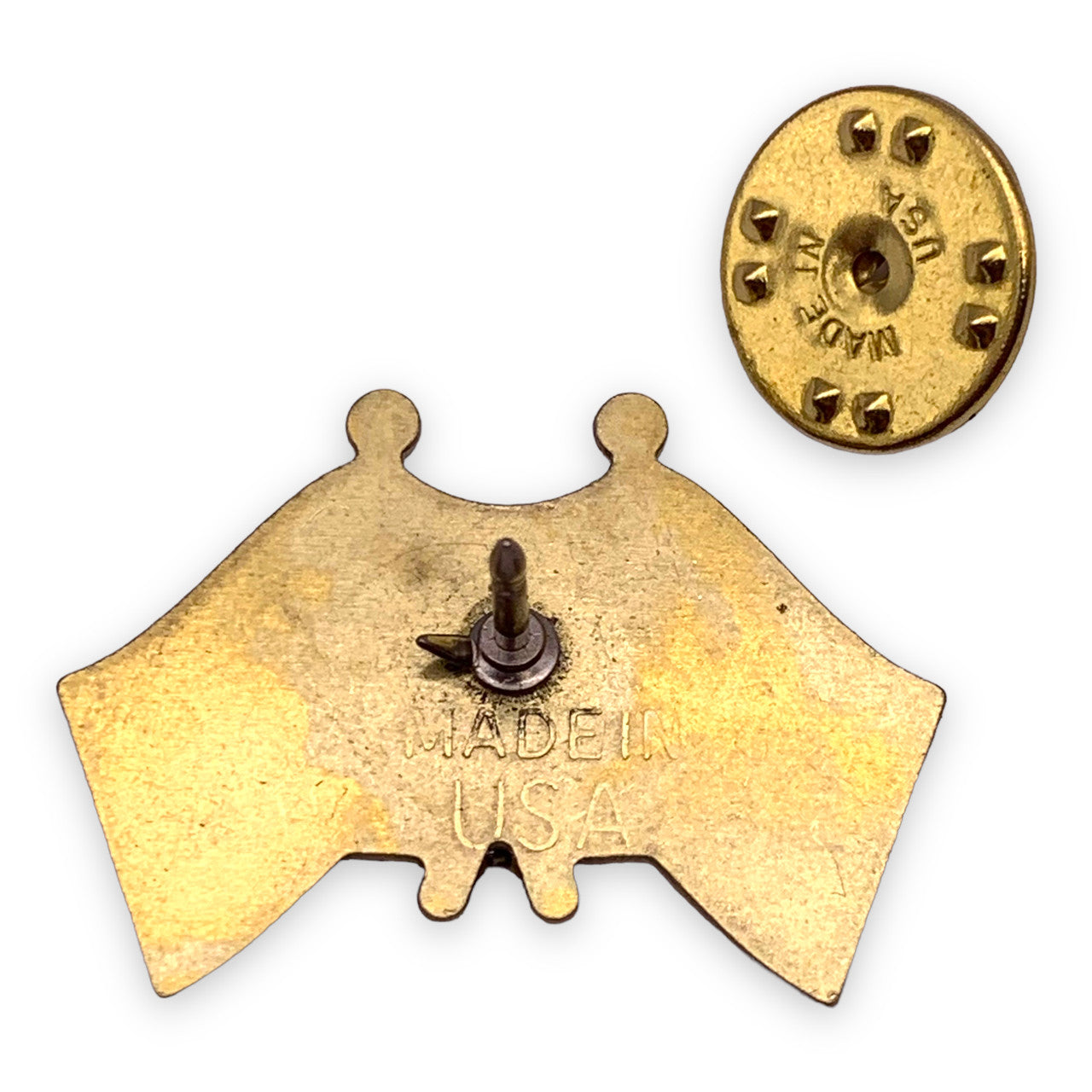 Crossed Flags Lapel Pins - Any Two Countries