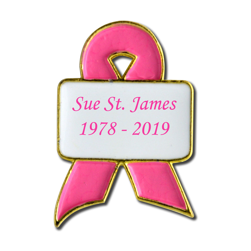 Custom Awareness Ribbon With Banner