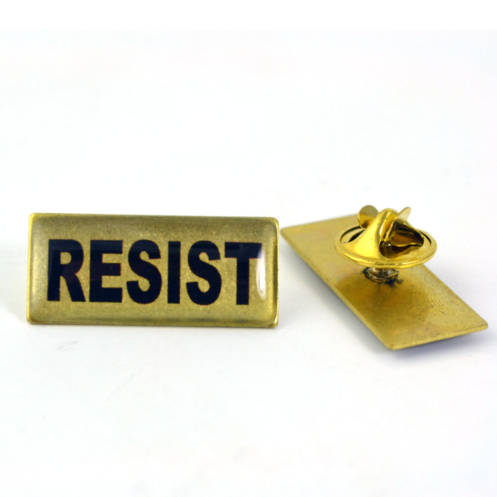 Resist Lapel Pin