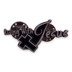 Riding with Jesus Pin
