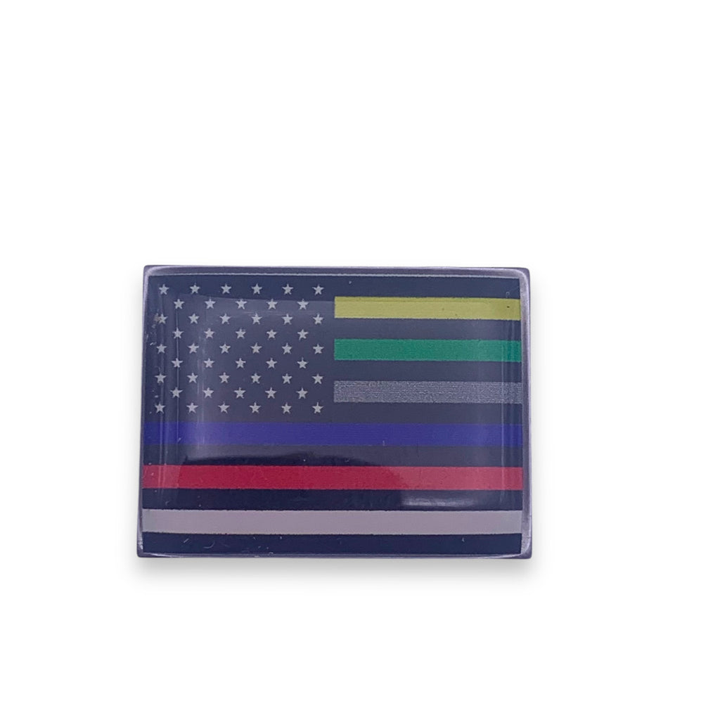 Thin Line Front Line Professionals Support Lapel Pin
