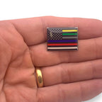 Thin Line Front Line Professionals Support Lapel Pin