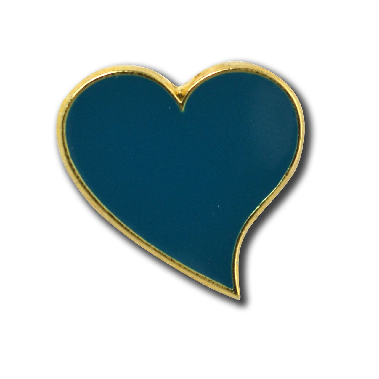 StockPins Teal Heart Lapel Pin