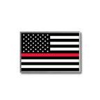 Thin Red Line Flag Lapel Pin