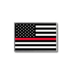 Thin Red Line Flag Lapel Pin