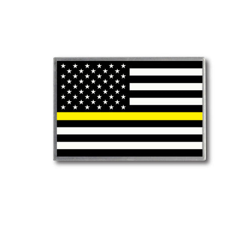 Thin Yellow Line Flag Lapel Pin