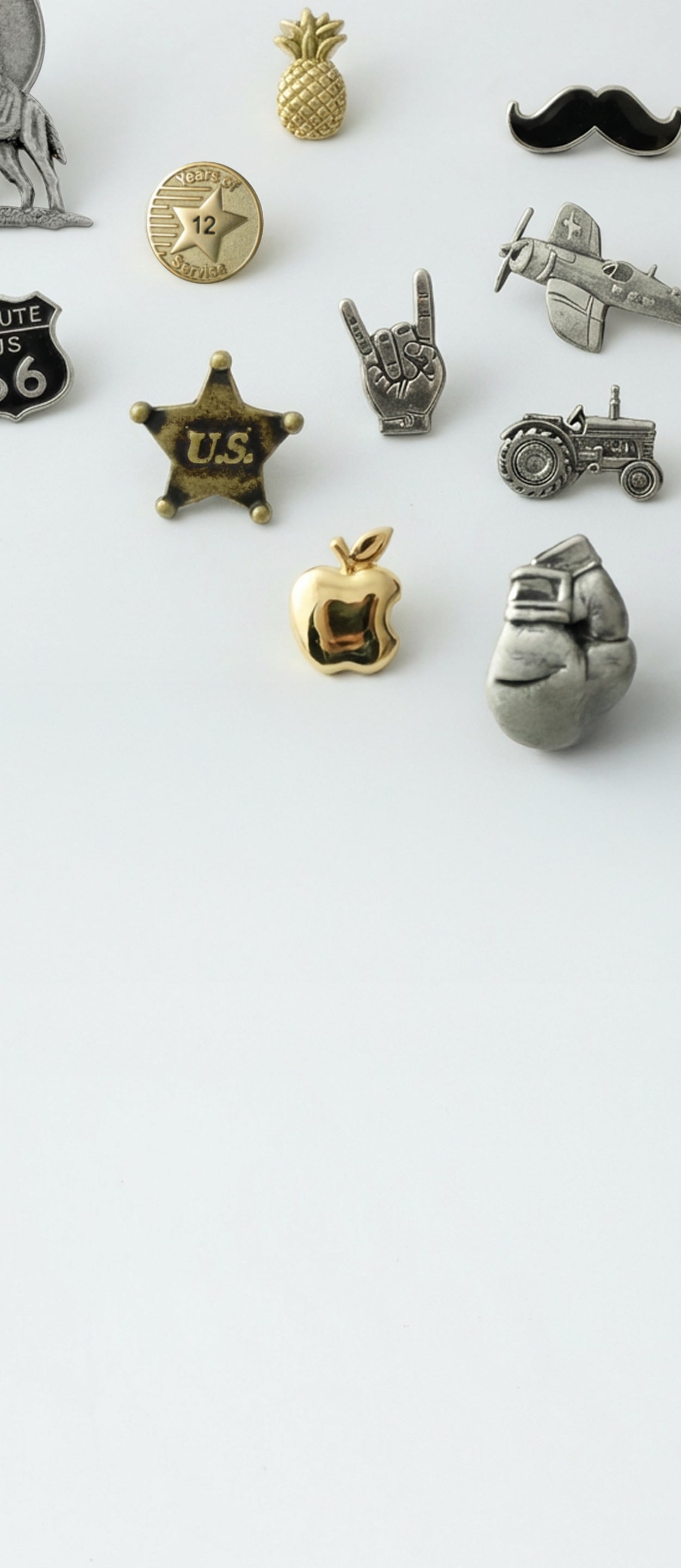 stockpins.com custom pins examples