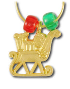 Sleigh Wine Charm - Single