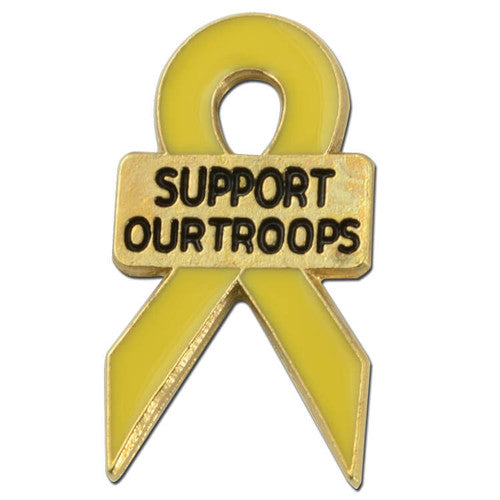 Support Our Troops Ribbon Pin