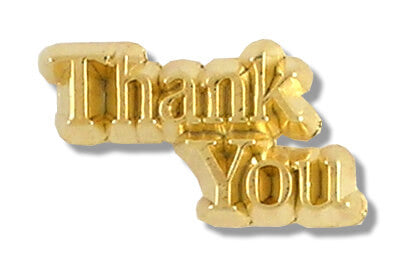 Thank You Lapel Pin