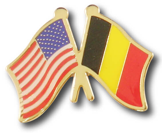 US / Belgium Flags