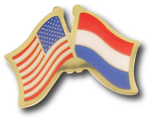 US / Holland Crossed Flags