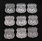 Motorcycle US 66 Pin Package #2A