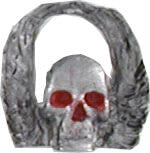 Winged Skull Pin