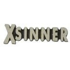 X Sinner Lapel Pin