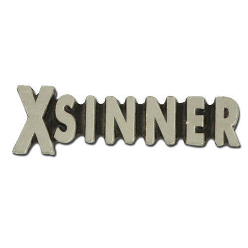 X Sinner Lapel Pin