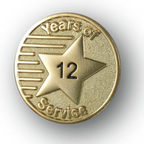 YOS - Years of Service Lapel Pin