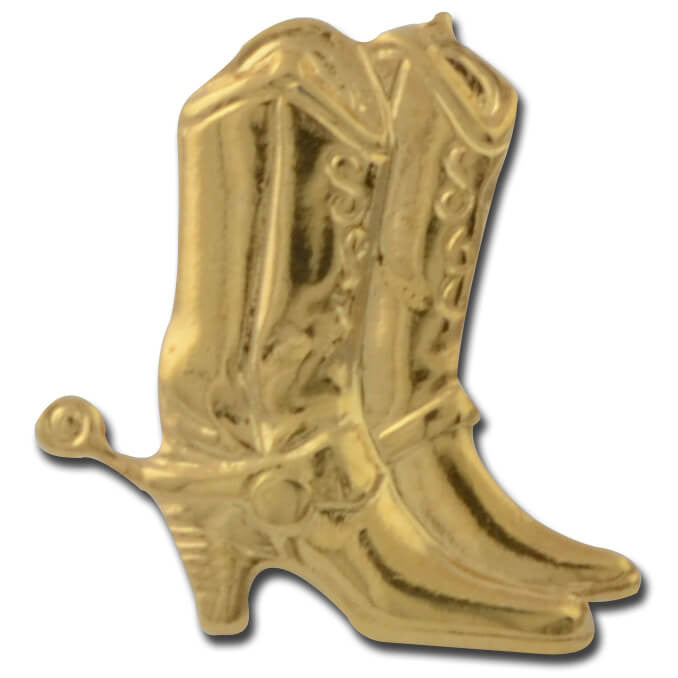 M04 Western Boot Lapel Pin