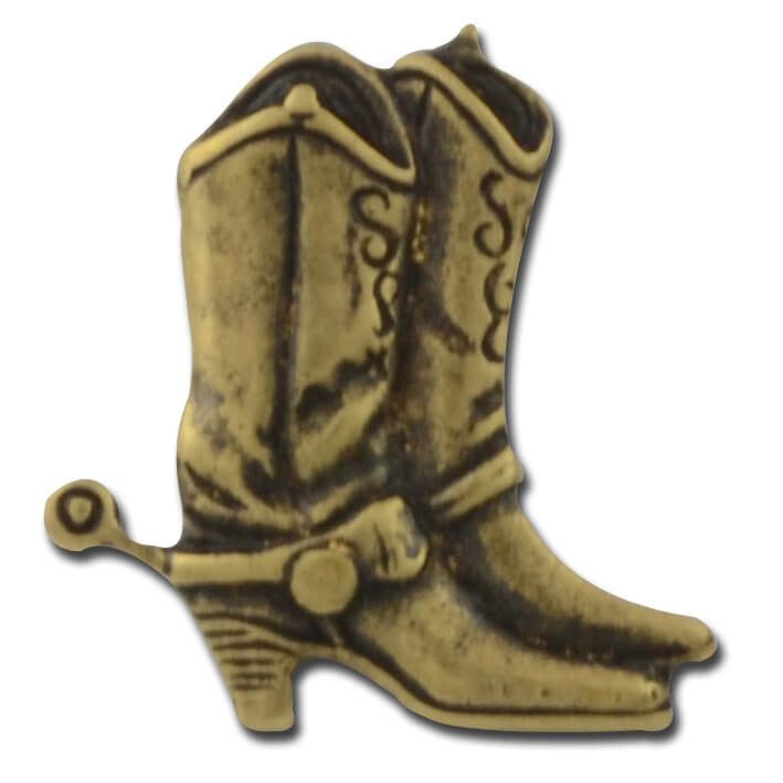 M04 Western Boot Lapel Pin