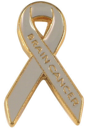 Brain Cancer Ribbon Lapel Pin