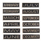 Calendar Months Lapel Pin