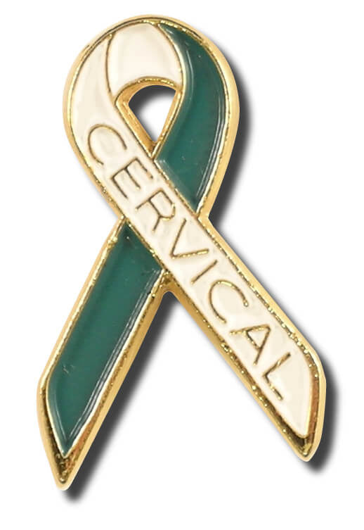 Cervical Cancer Awareness Ribbon