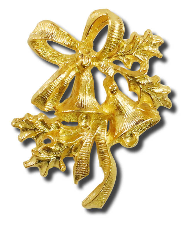 Xmas Bells Lapel Pin
