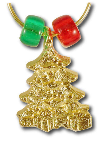 Christmas Tree Wine Charm - Single
